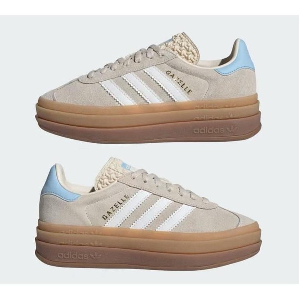 Adidas Gazelle bold big kid platform sneakers size 4.5